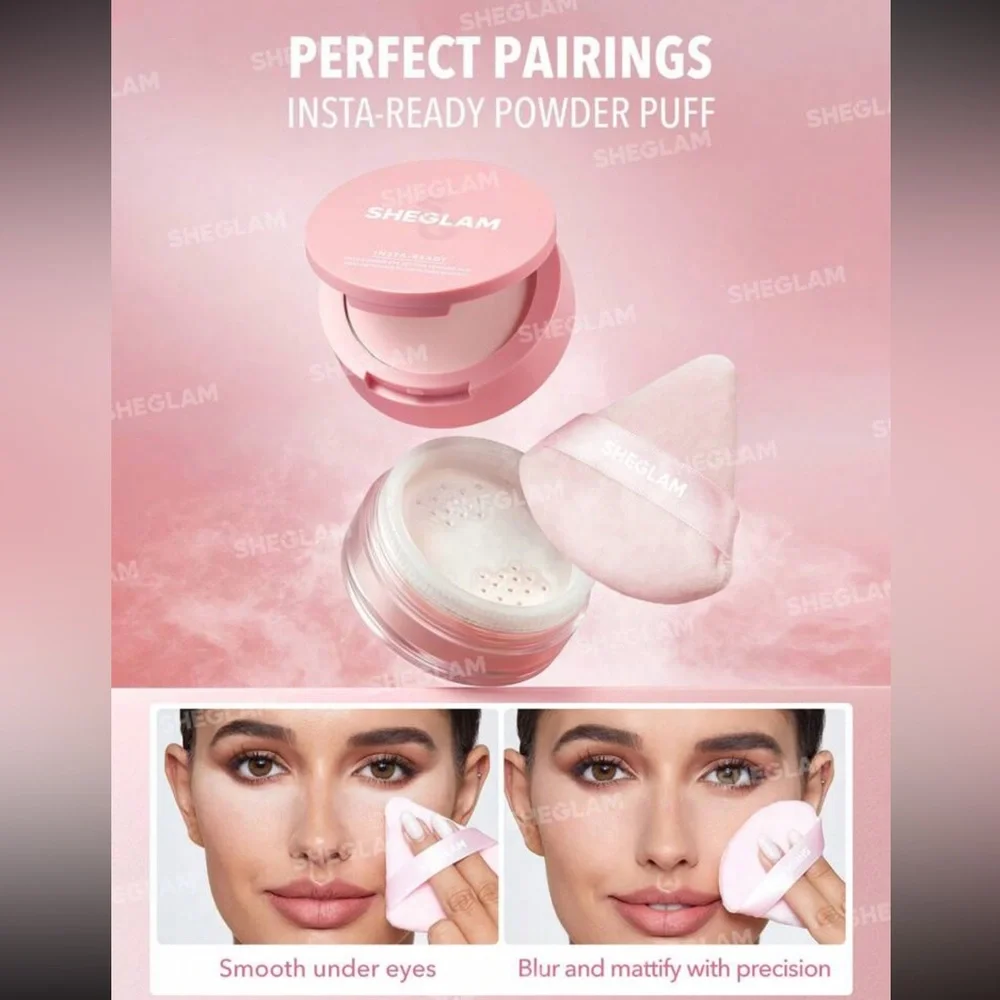 SHEGLAM Insta-Ready Face & Under Eye Setting Powder Duo